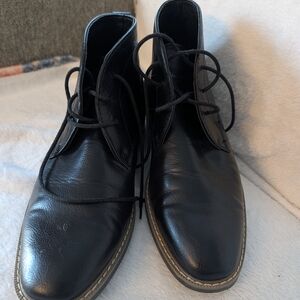Sonoma Black Leather Chukka Boots